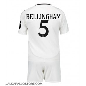Real Madrid Jude Bellingham #5 Kotipaita Lapsille 2024-25 Lyhythihainen (+ shortsit)